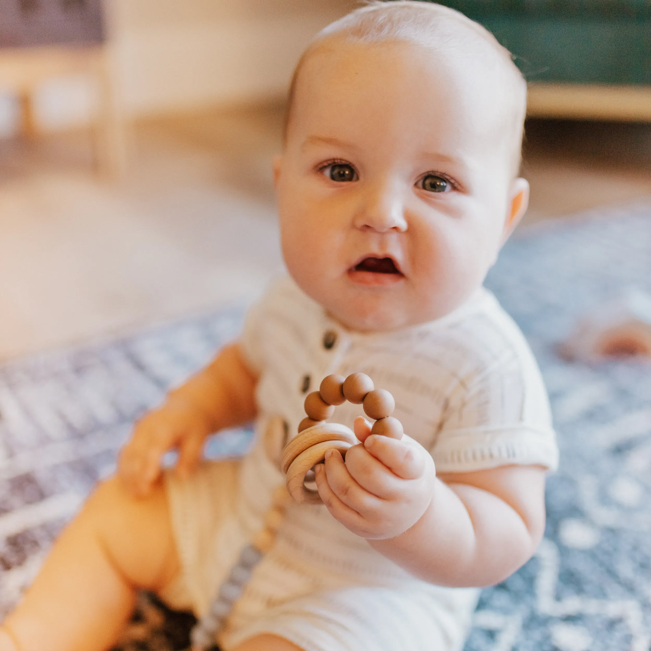 Babeehive Goods Charcoal Teething Ring