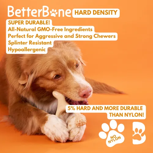 BetterBone HARD: The natural, eco-friendly, and ultra-durable chew for the toughest chewers!