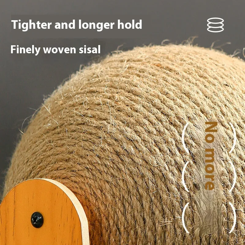 Cat Scratch Board Wear-resistant Non-dandruff Vertical Sisal Scratch-resistant Self-Hi Relieving Stuffy Scratching Board Toy