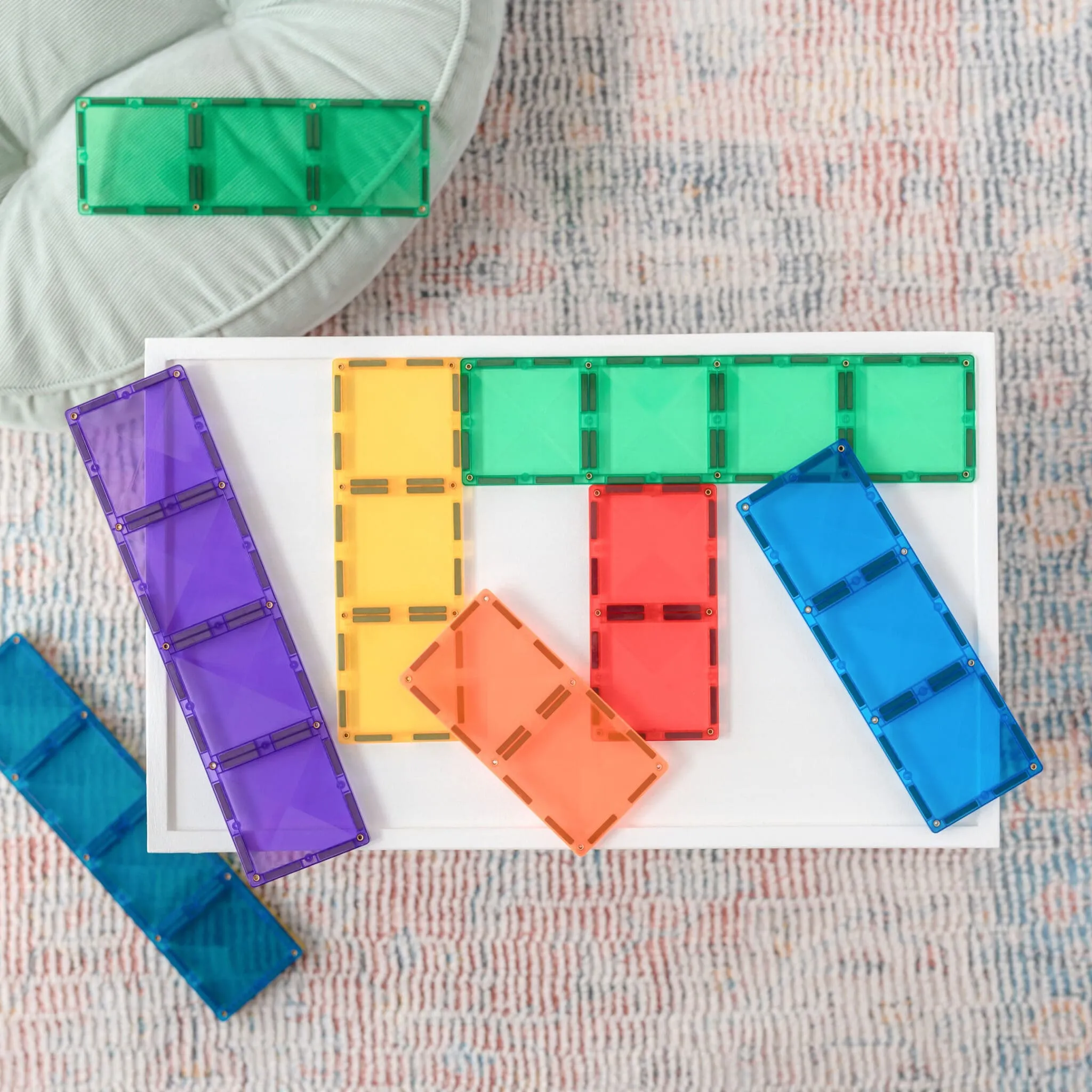 Connetix rainbow rectangle pack 18 piece