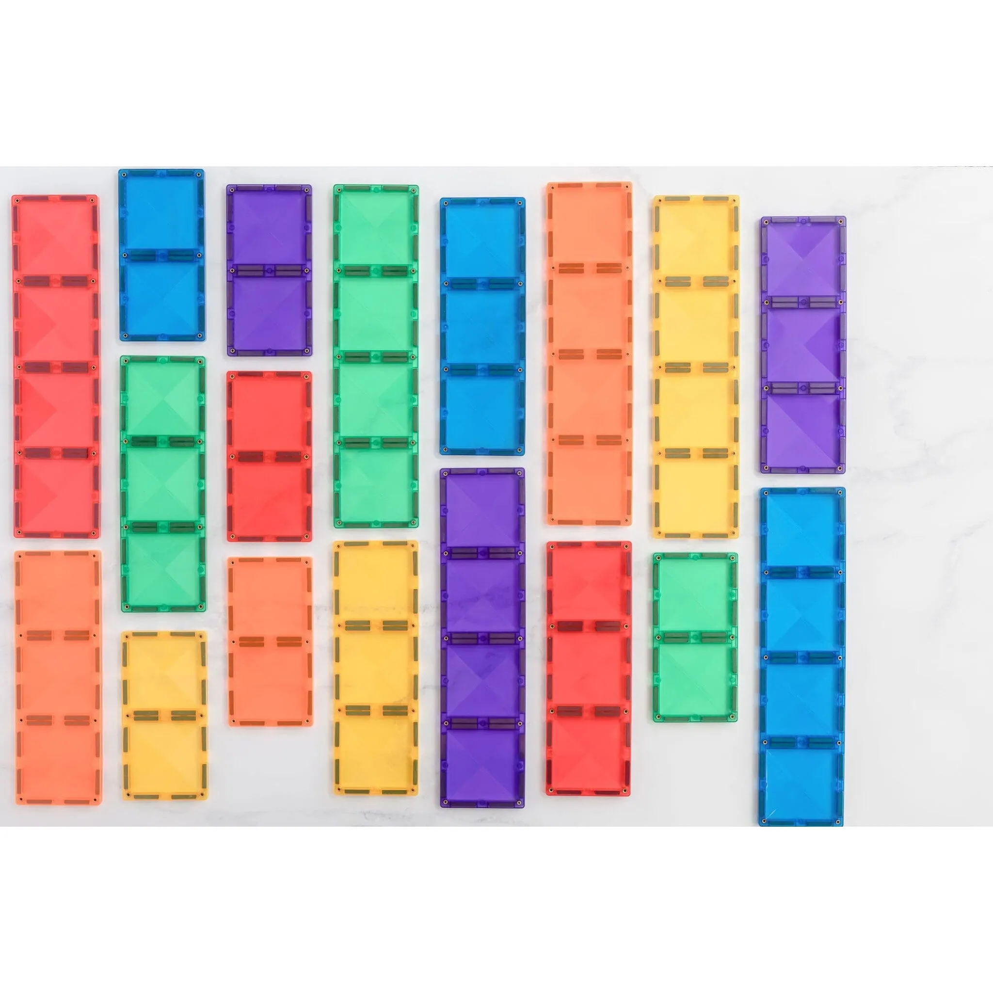 Connetix rainbow rectangle pack 18 piece