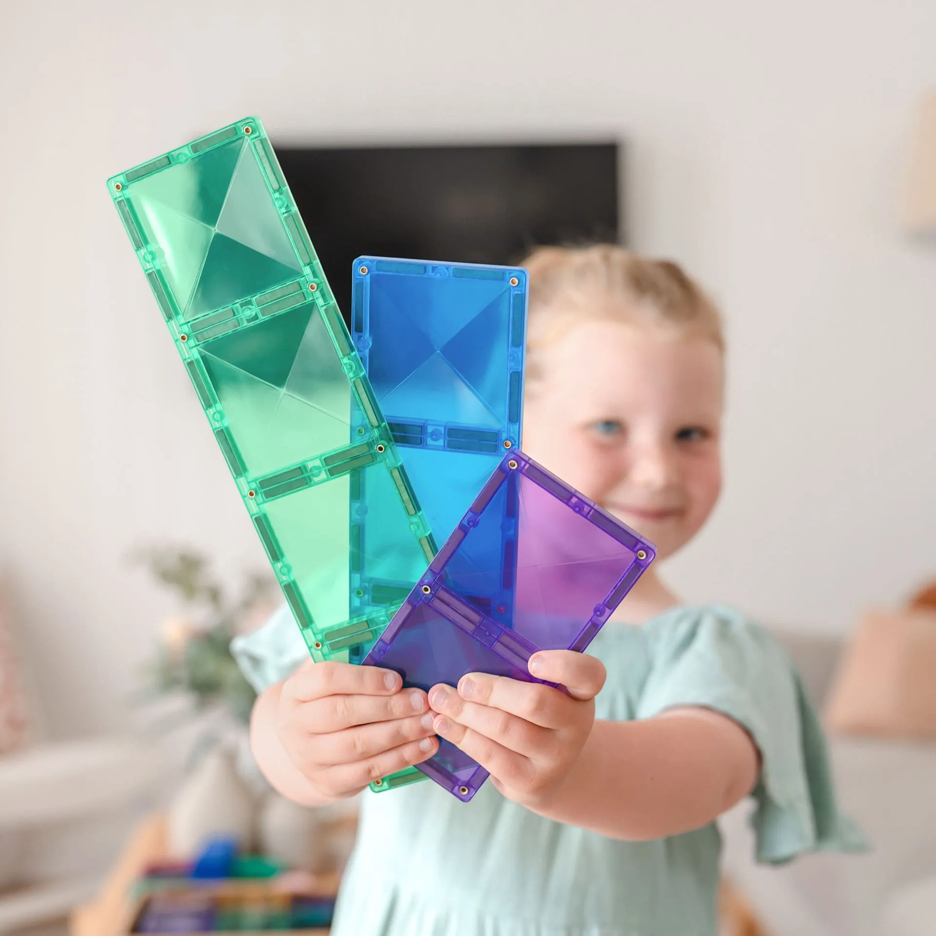 Connetix rainbow rectangle pack 18 piece