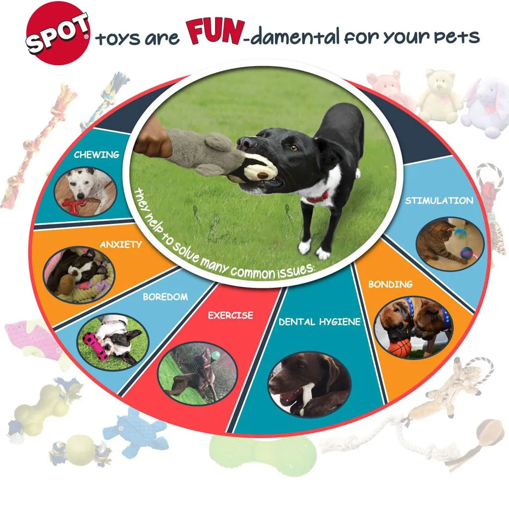 Ethical Skinneeez Artic Animal Stuffing-Free Plush Dog Toy, Assorted Character