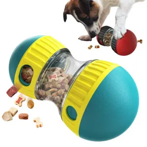 Interactive Dog Feeding Toy | Slow-Feed Tumbler & IQ Enhancing Ball Track