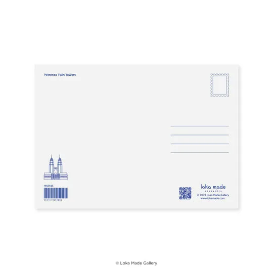 LOKA MADE Postcard: Petronas Twin Towers