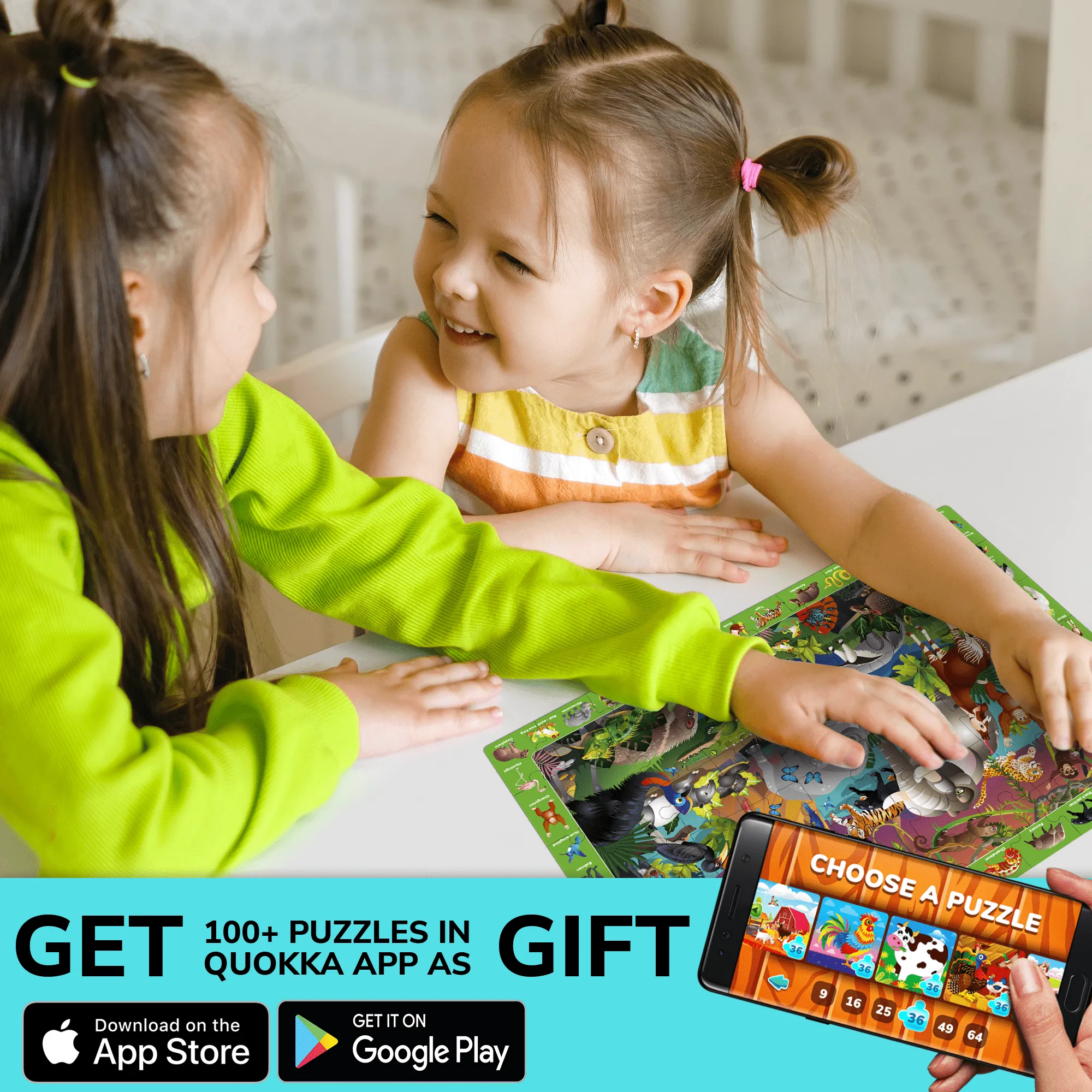 Mega Set 4 30-60 Pcs Search & Find Puzzles for Kids | Animals (Variation)