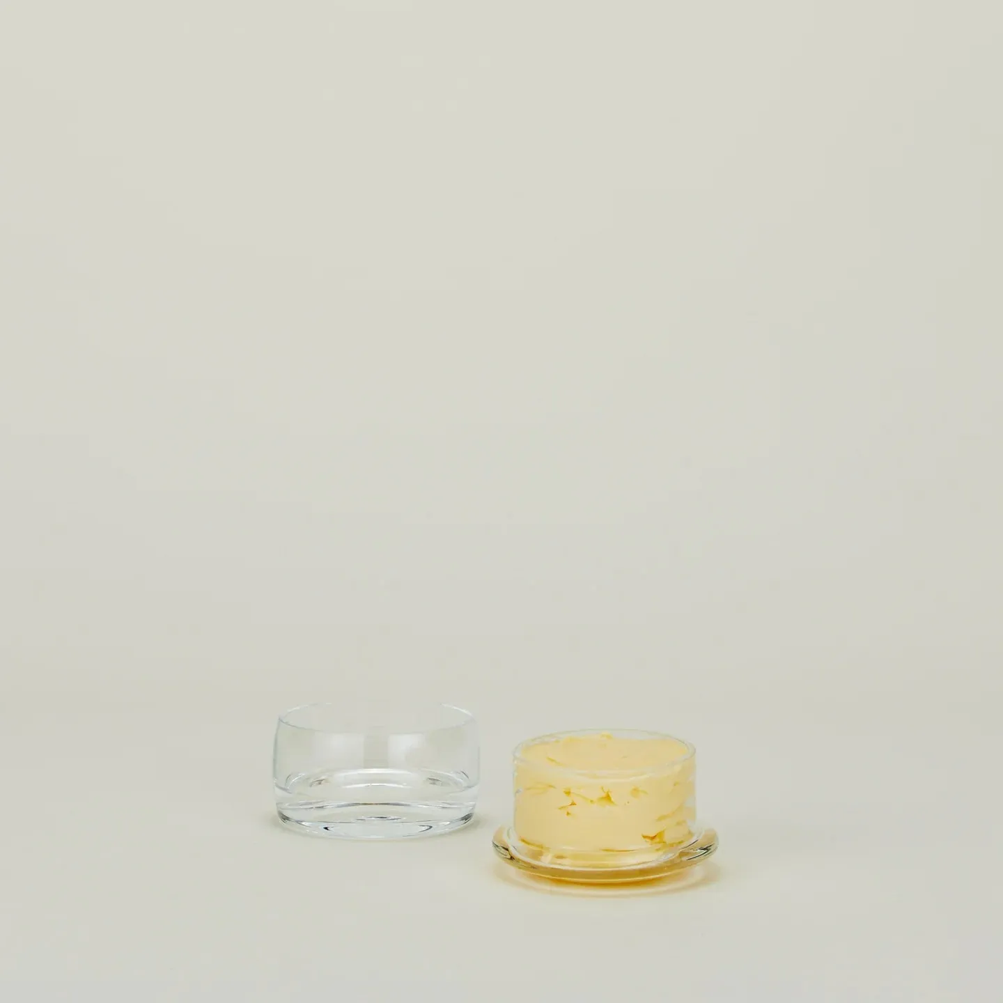 Simple Glass Butter Keeper