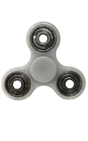 T01-8 Gray Glow In The Dark Fidget Spinner Toy