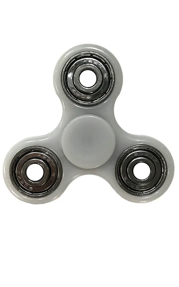 T01-8 Gray Glow In The Dark Fidget Spinner Toy