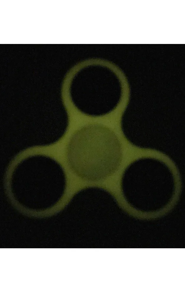 T01-8 Light Green Glow In The Dark Fidget Spinner Toy