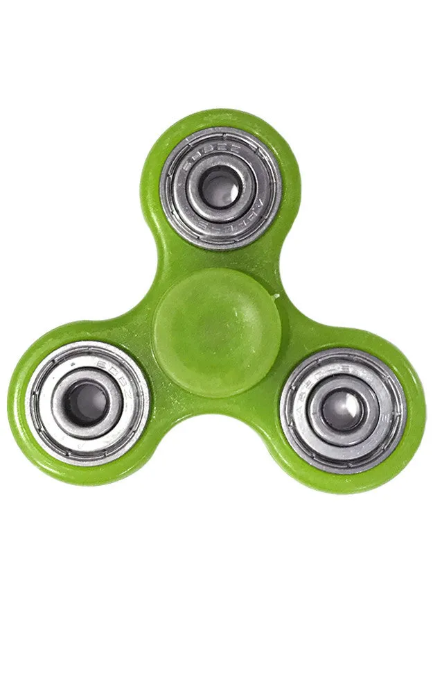 T01-8 Light Green Glow In The Dark Fidget Spinner Toy